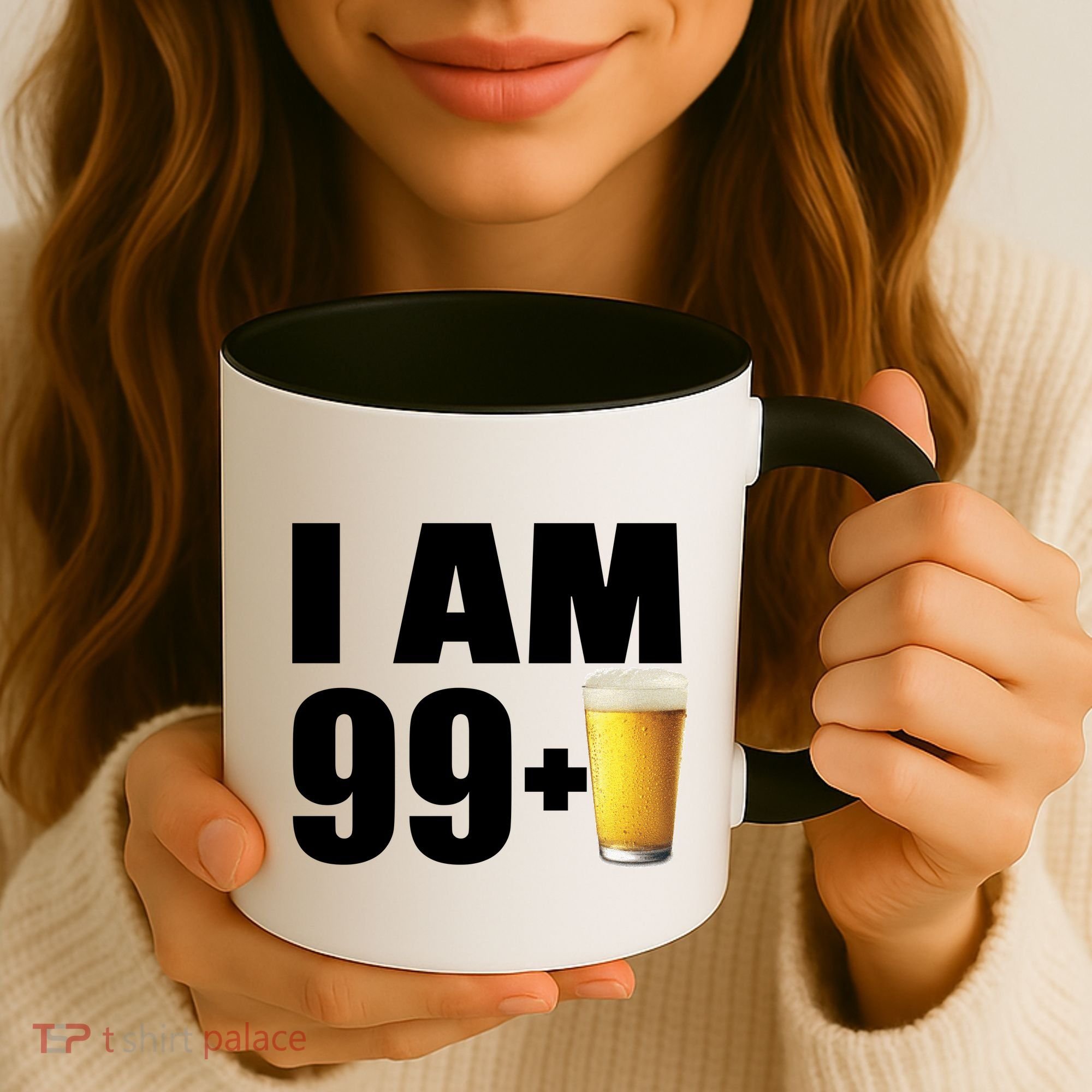 I Am 99 Plus Beer 100th Birthday Coffee Mug