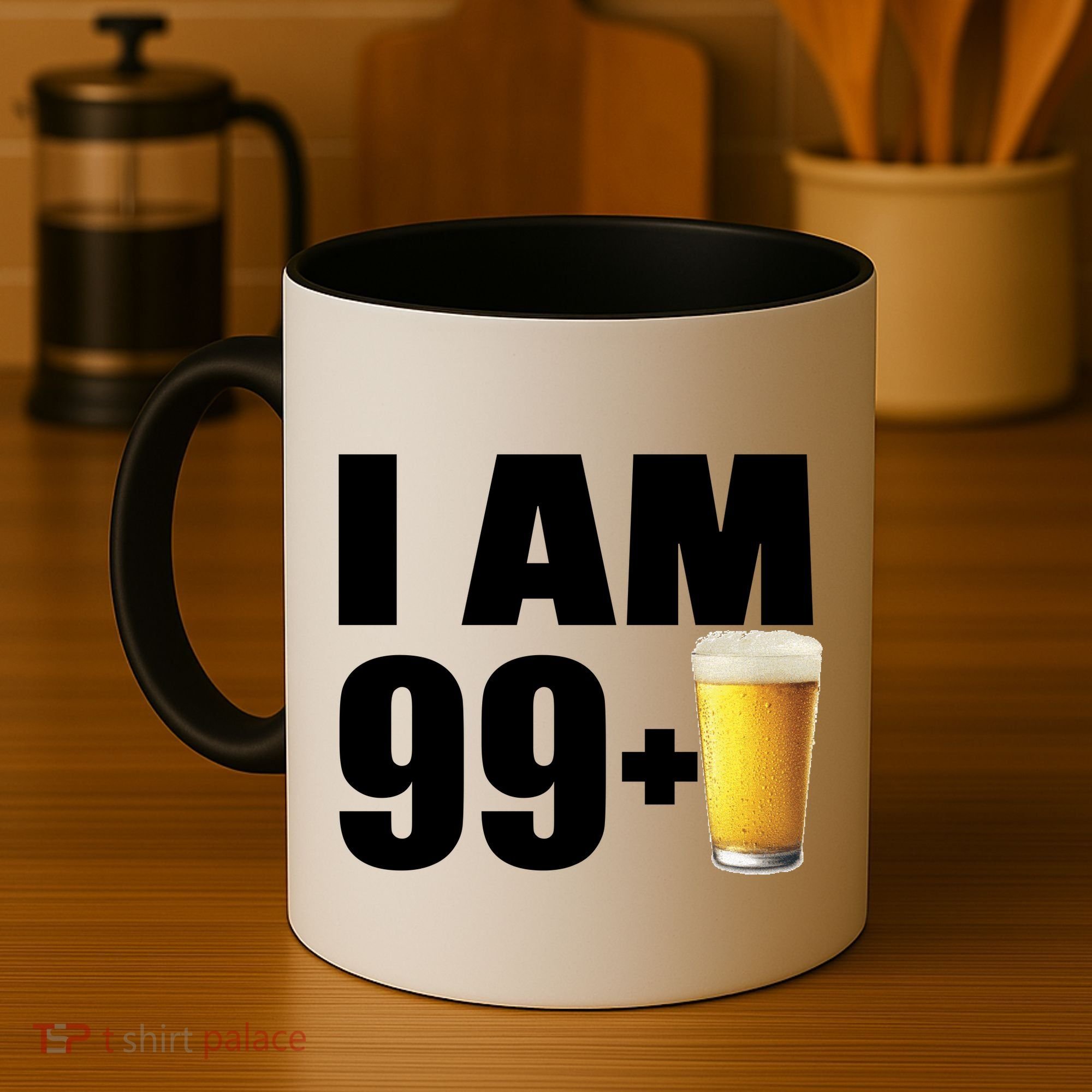 I Am 99 Plus Beer 100th Birthday Coffee Mug