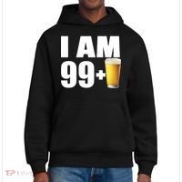 I Am 99 Plus Beer 100th Birthday District V.I.T. Heavyweight Hoodie thumb 0