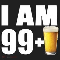 I Am 99 Plus Beer 100th Birthday District V.I.T. Heavyweight Hoodie thumb 2