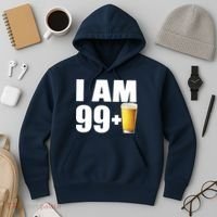 I Am 99 Plus Beer 100th Birthday Hoodie thumb 3