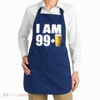 I Am 99 Plus Beer 100th Birthday Apron thumb 2