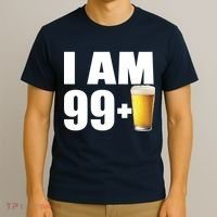 I Am 99 Plus Beer 100th Birthday T-Shirt thumb 3