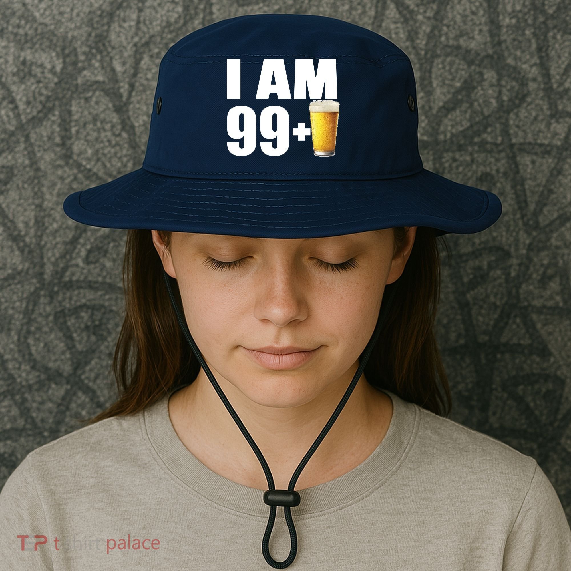 I Am 99 Plus Beer 100th Birthday Bucket Hat
