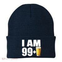 I Am 99 Plus Beer 100th Birthday Beanie thumb 0