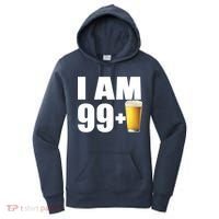 I Am 99 Plus Beer 100th Birthday Women's Hoodie thumb 0