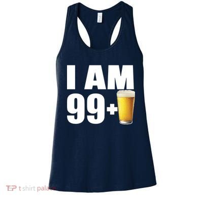 I Am 99 Plus Beer 100th Birthday Women's Tank Top