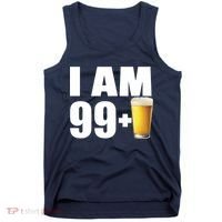 I Am 99 Plus Beer 100th Birthday Tank Top thumb 0