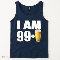 I Am 99 Plus Beer 100th Birthday Tank Top thumb 2