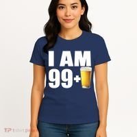 I Am 99 Plus Beer 100th Birthday Women's T-Shirt thumb 4