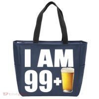 I Am 99 Plus Beer 100th Birthday Tote Bag thumb 0