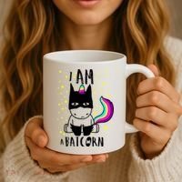I Am A Batcorn (Unicorn Bat) Coffee Mug thumb 3