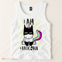 I Am A Batcorn (Unicorn Bat) Tank Top thumb 2