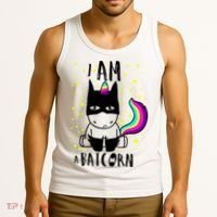 I Am A Batcorn (Unicorn Bat) Tank Top thumb 3