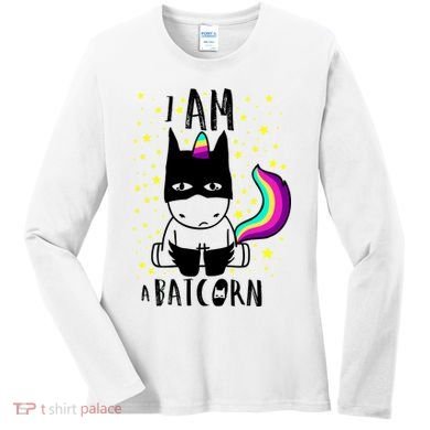 I Am A Batcorn (Unicorn Bat) Women's Long Sleeve Shirt
