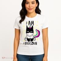 I Am A Batcorn (Unicorn Bat) Women's T-Shirt thumb 4