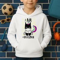 I Am A Batcorn (Unicorn Bat) Kids Hoodie thumb 2