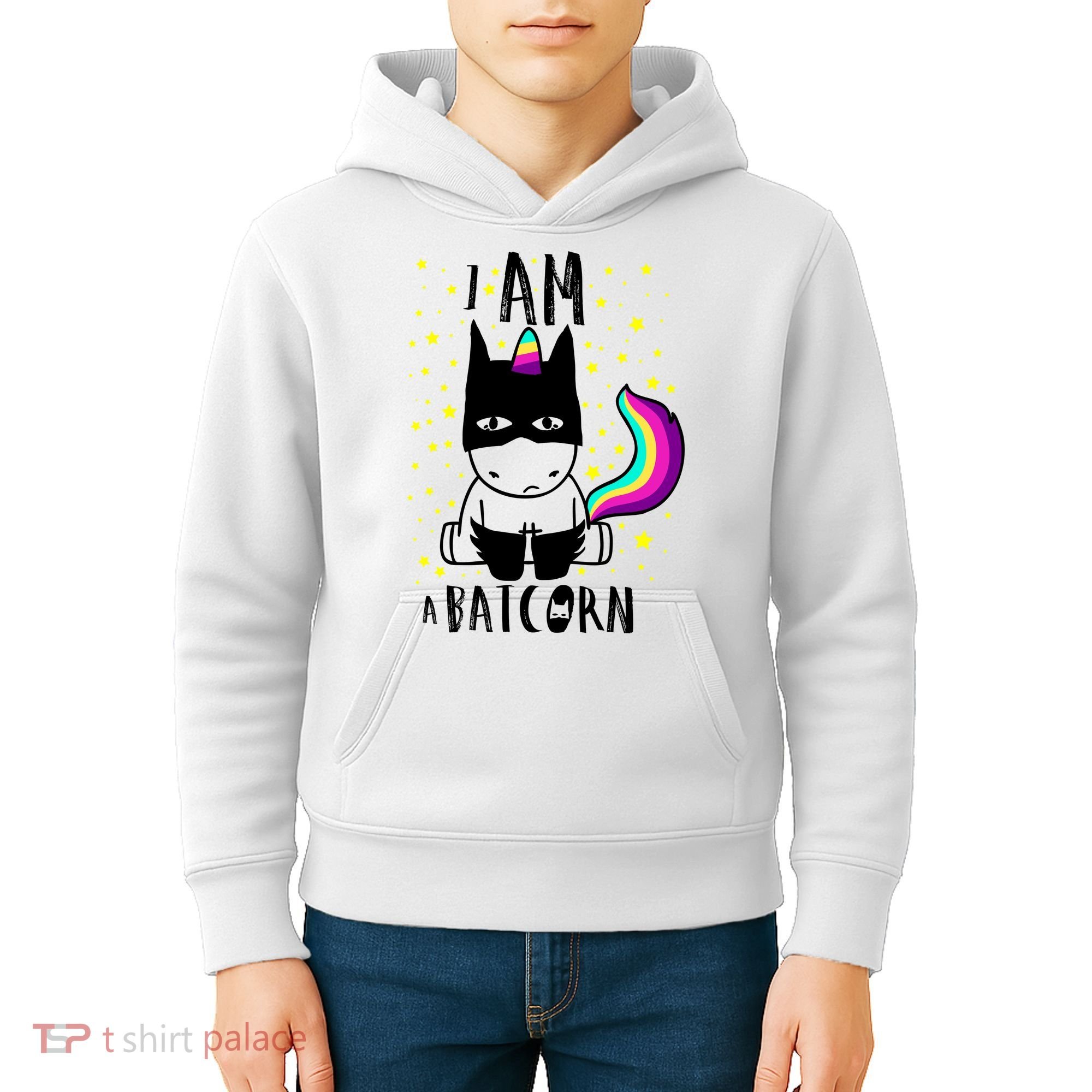 I Am A Batcorn (Unicorn Bat) Kids Hoodie