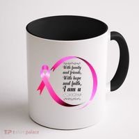 I Am A Breast Cancer Survivor Coffee Mug thumb 1