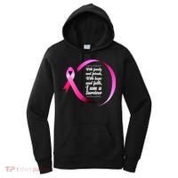 I Am A Breast Cancer Survivor Women's Hoodie thumb 0