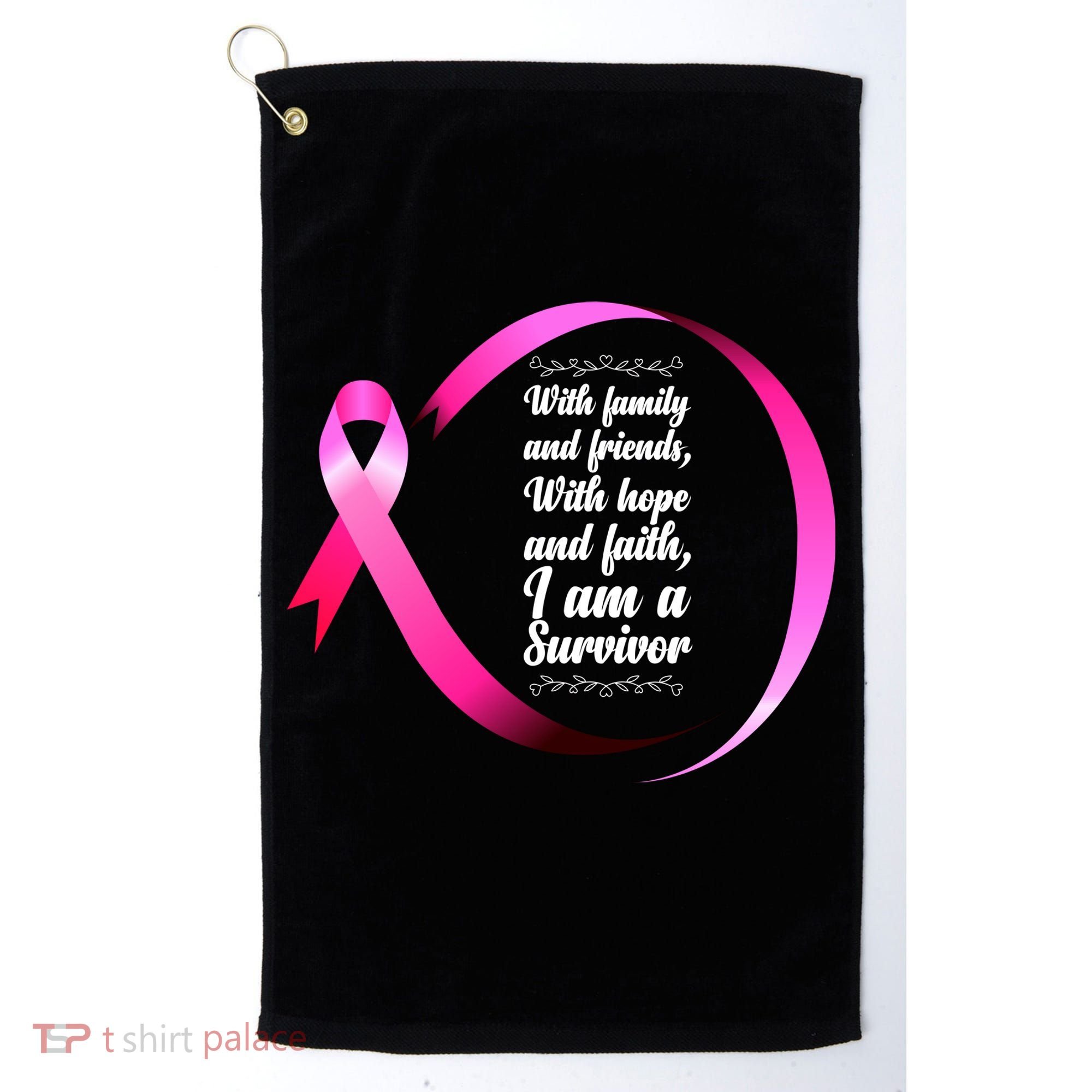 I Am A Breast Cancer Survivor Golf Towel