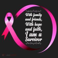 I Am A Breast Cancer Survivor Golf Towel thumb 3