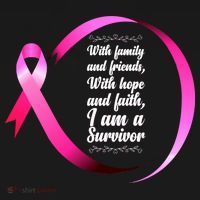 I Am A Breast Cancer Survivor Visor thumb 3