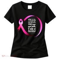 I Am A Breast Cancer Survivor Women's T-Shirt thumb 0