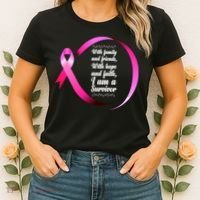 I Am A Breast Cancer Survivor Women's T-Shirt thumb 2