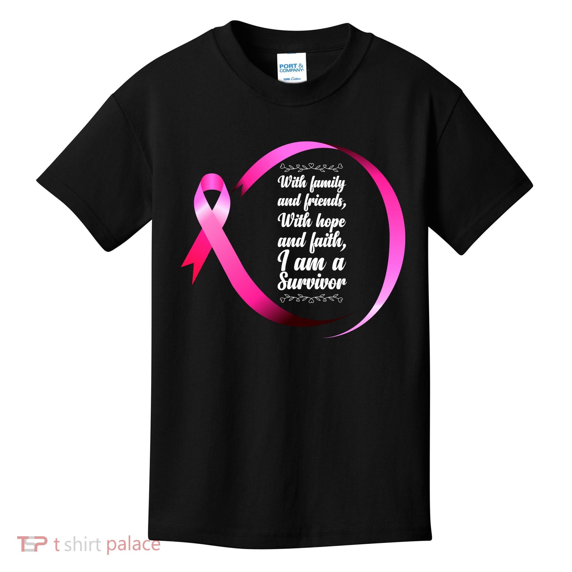 I Am A Breast Cancer Survivor Kids T-Shirt