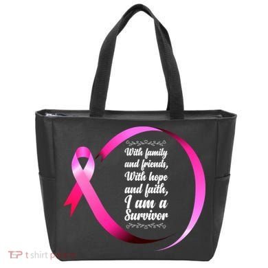 I Am A Breast Cancer Survivor Tote Bag