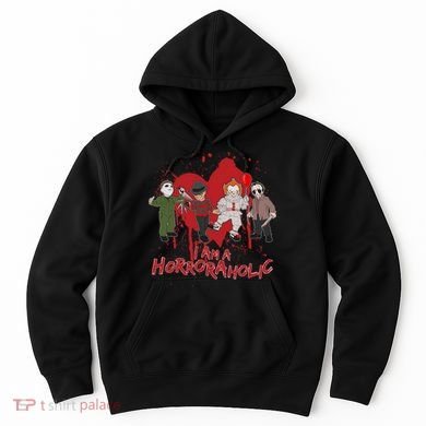 I Am A Horroraholic Funny Halloween Hoodie