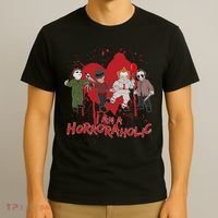 I Am A Horroraholic Funny Halloween T-Shirt thumb 3