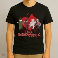 I Am A Horroraholic Funny Halloween T-Shirt thumb 3