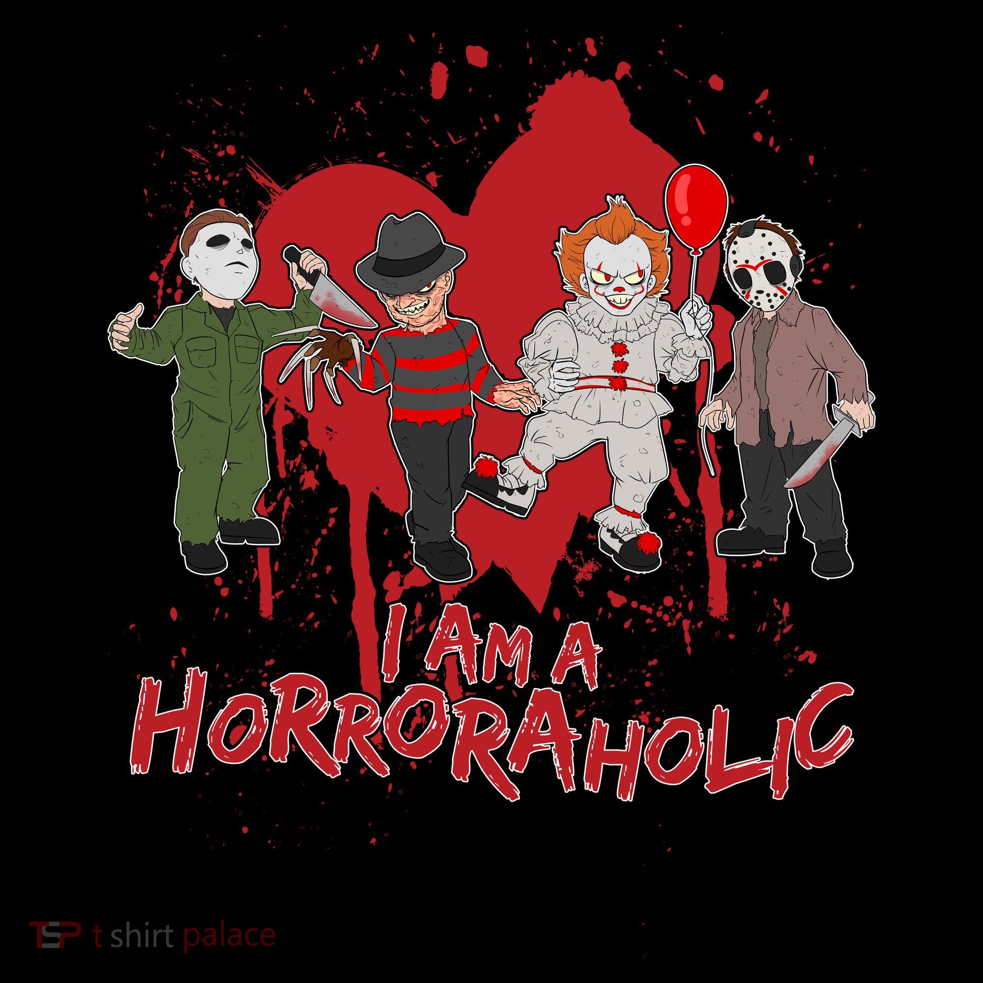 I Am A Horroraholic Funny Halloween Women's Hoodie