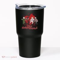 I Am A Horroraholic Funny Halloween Tumbler thumb 0