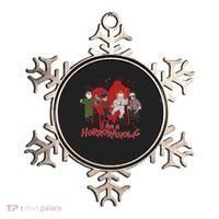 I Am A Horroraholic Funny Halloween Ornament thumb 0
