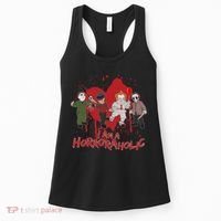 I Am A Horroraholic Funny Halloween Women's Tank Top thumb 0