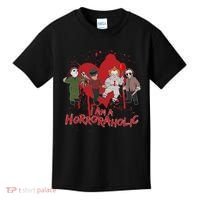 I Am A Horroraholic Funny Halloween Kids T-Shirt thumb 0