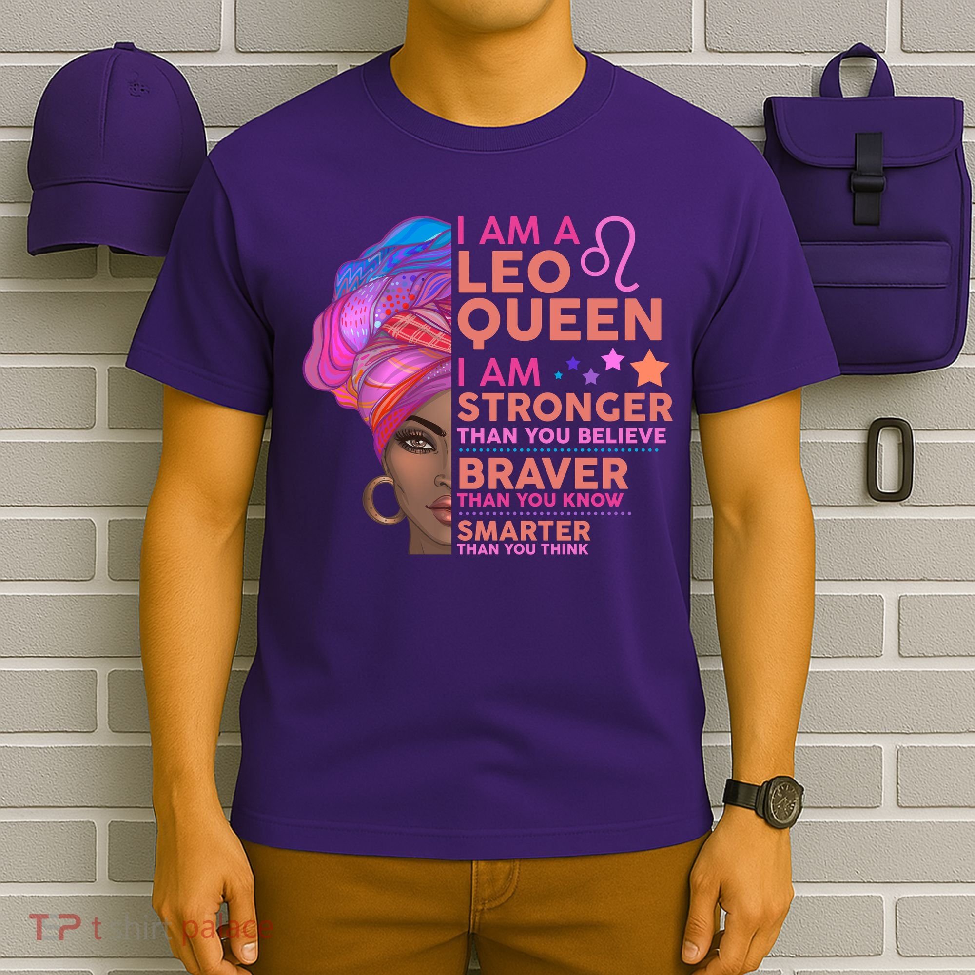 I Am A Leo Queen I Am Stronger Than You Believe Zodiac T-Shirt