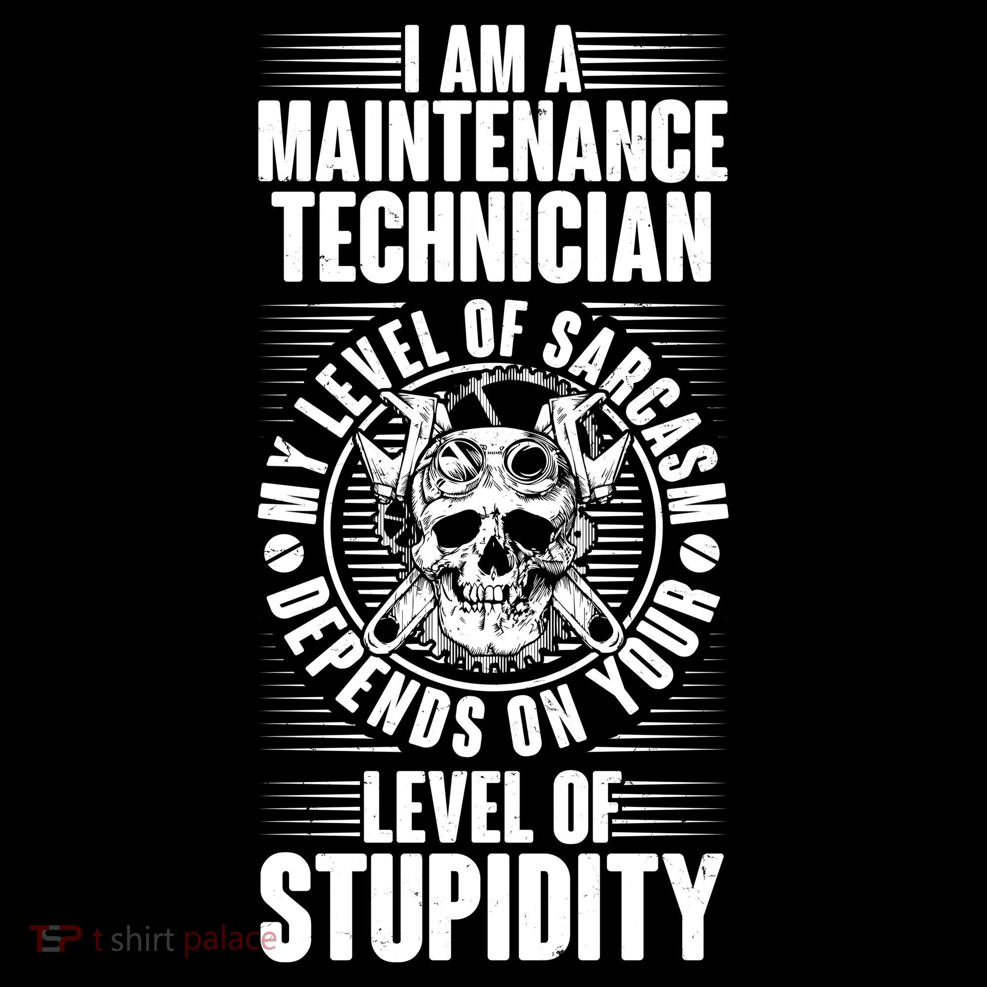 I Am A Maintenance Technician Level Of Stupidity Bucket Hat