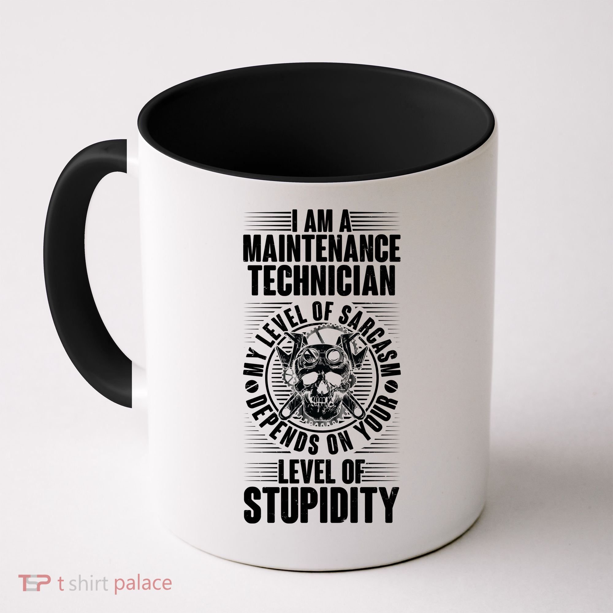 I Am A Maintenance Technician Level Of Stupidity Coffee Mug