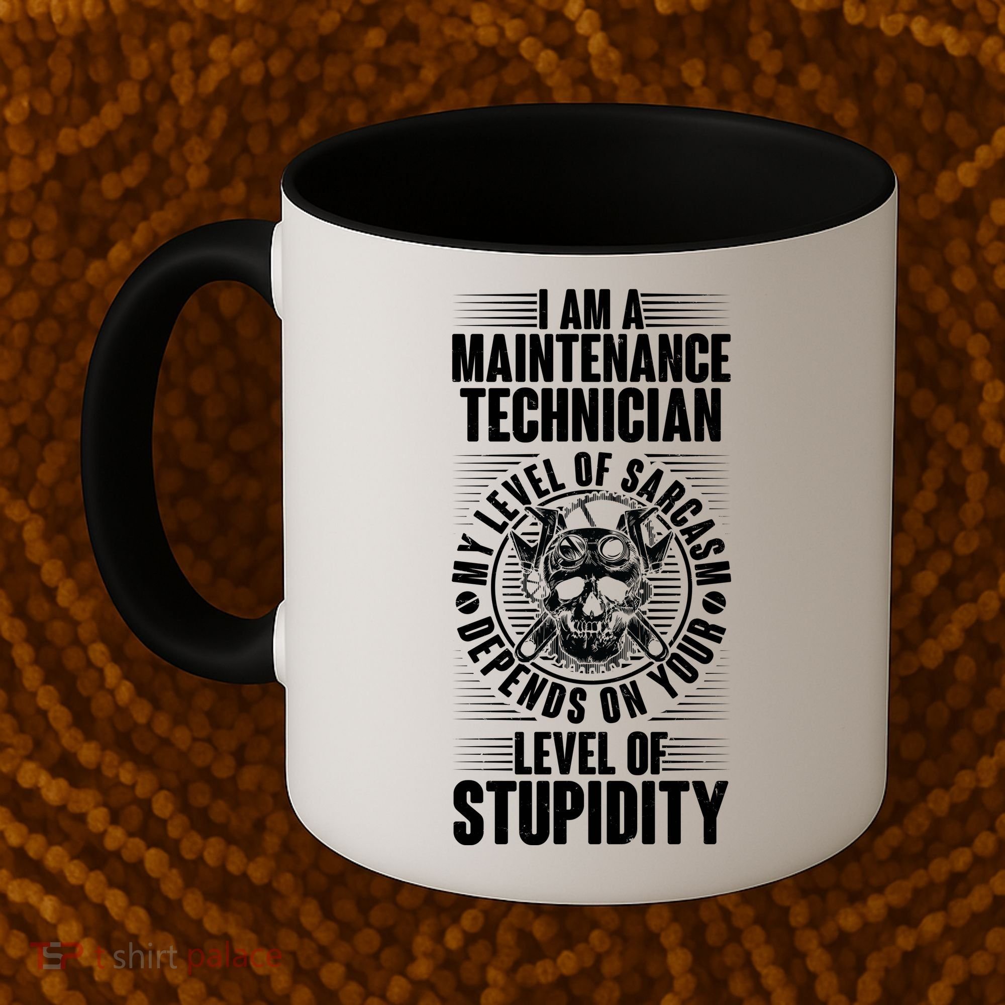 I Am A Maintenance Technician Level Of Stupidity Coffee Mug
