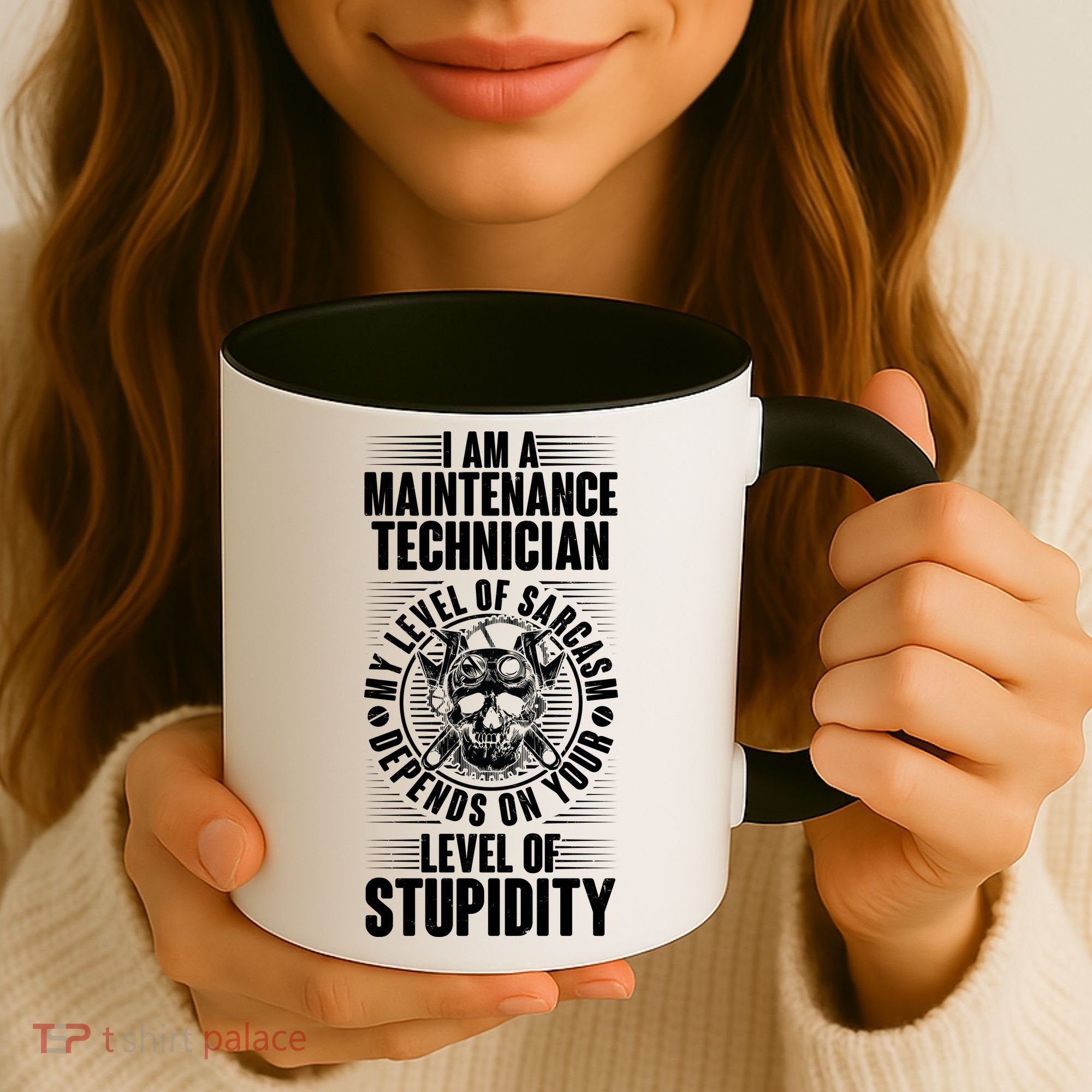 I Am A Maintenance Technician Level Of Stupidity Coffee Mug