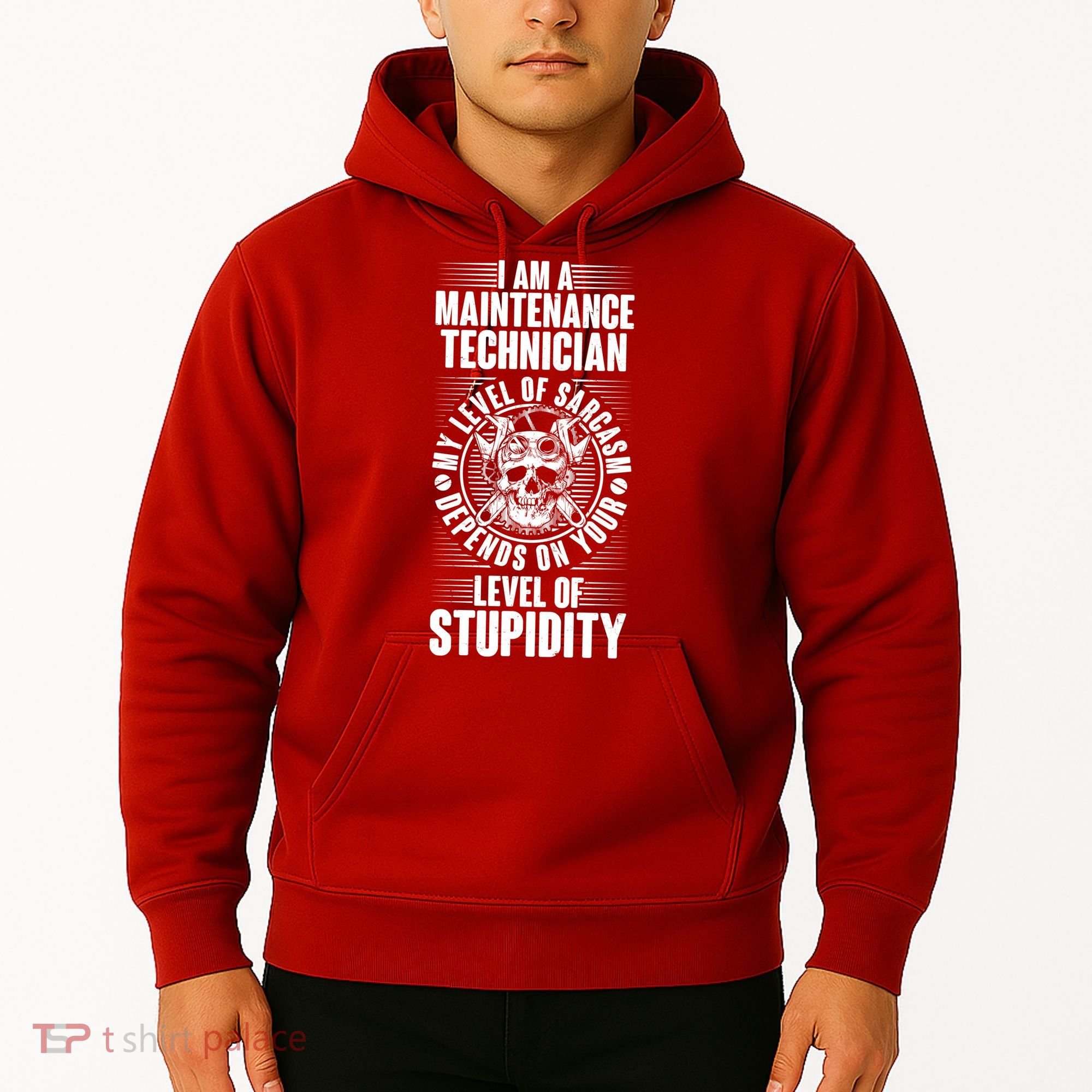 I Am A Maintenance Technician Level Of Stupidity Hoodie