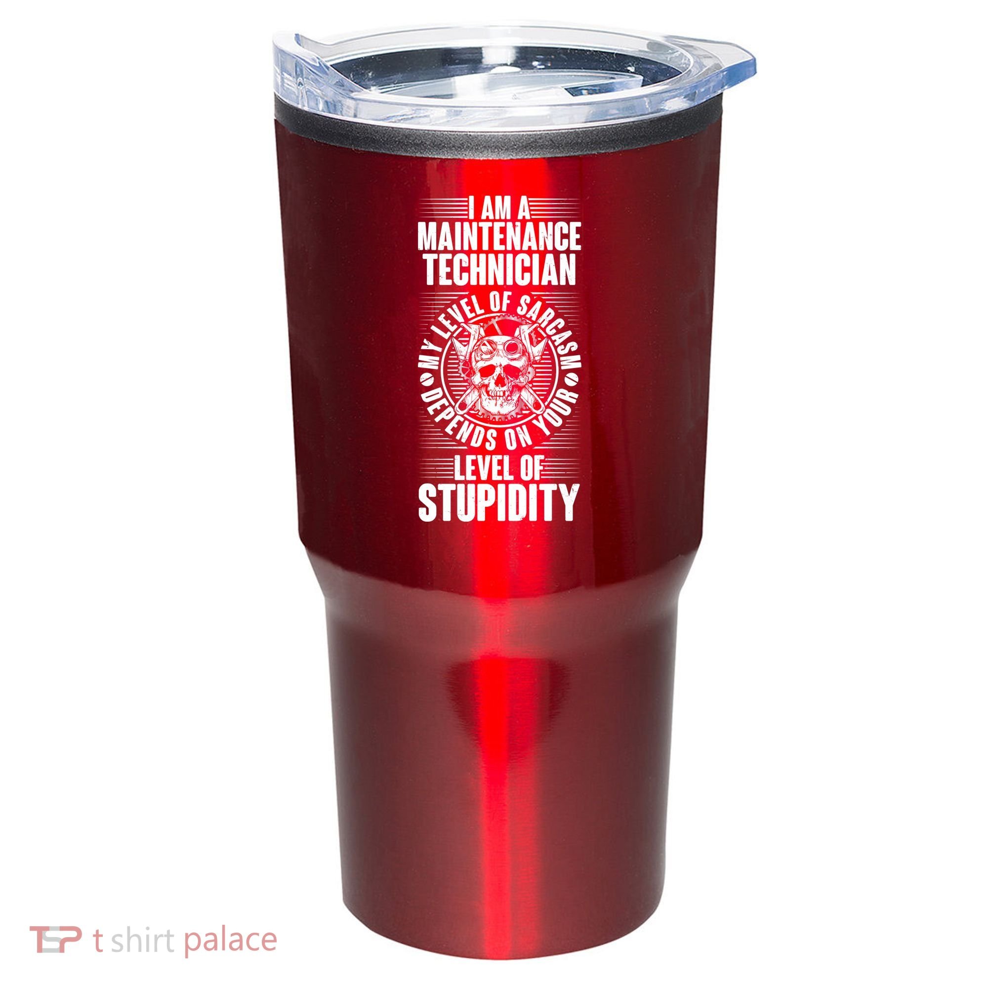 I Am A Maintenance Technician Level Of Stupidity Tumbler