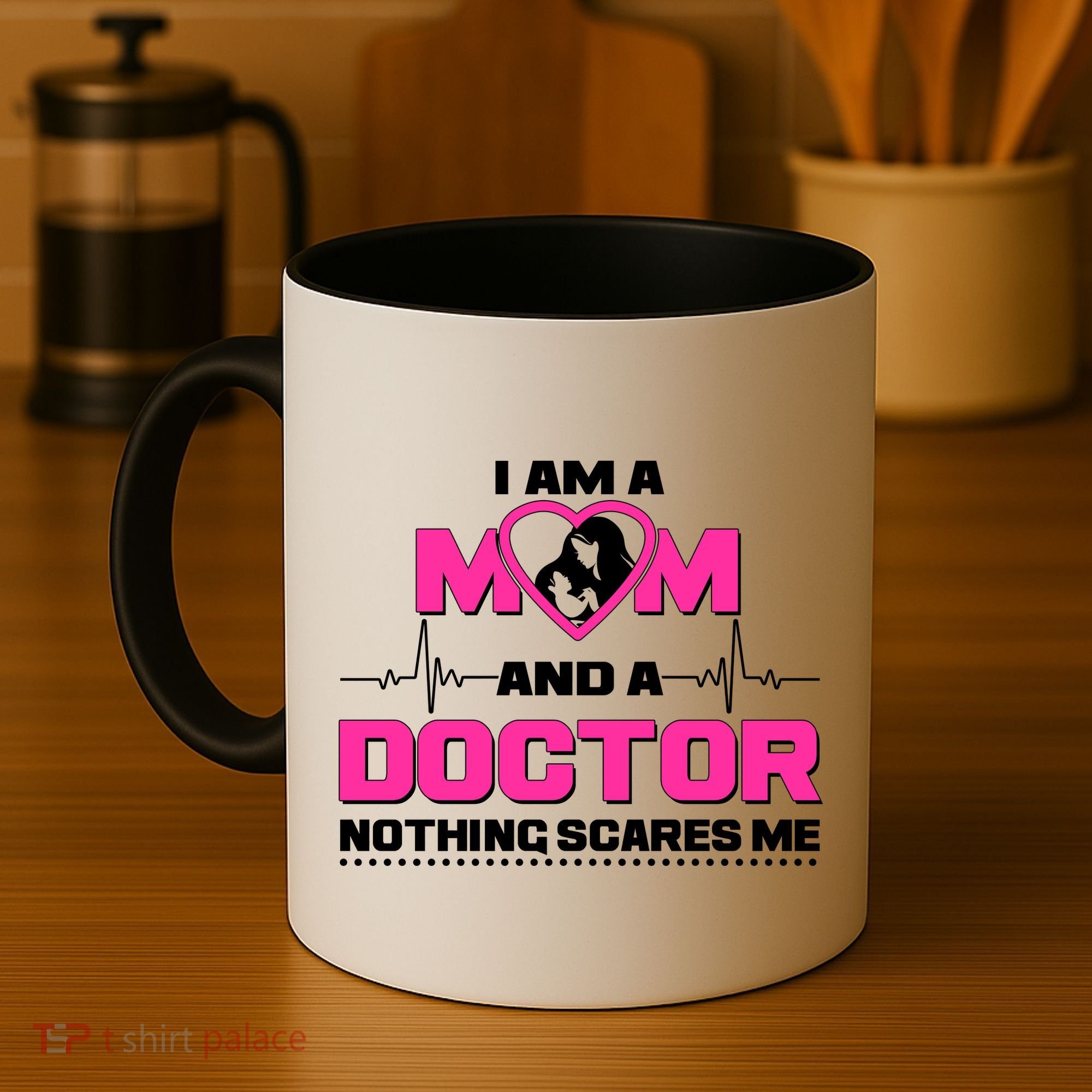 I Am A Mom and A Doctor Nothing Scare Me Coffee Mug