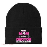I Am A Mom and A Doctor Nothing Scare Me Beanie thumb 0