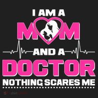 I Am A Mom and A Doctor Nothing Scare Me Golf Towel thumb 3