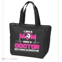 I Am A Mom and A Doctor Nothing Scare Me Tote Bag thumb 3